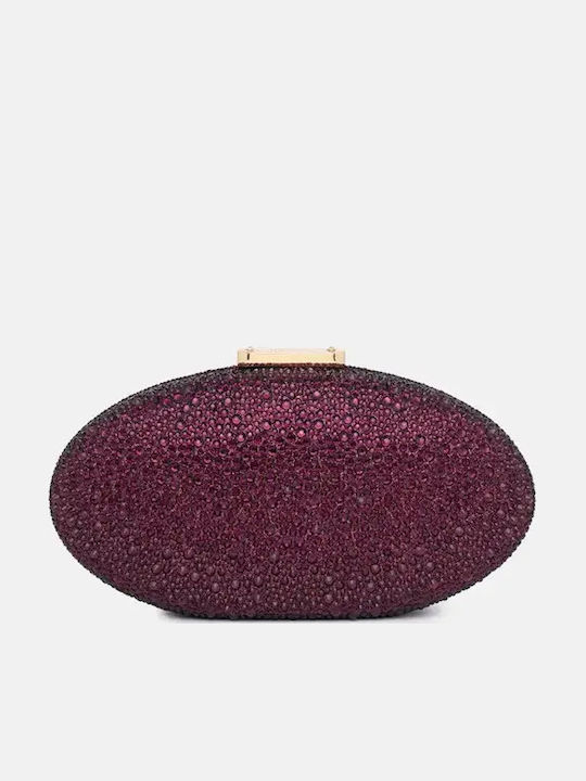 Damen-Clutch Bordeaux