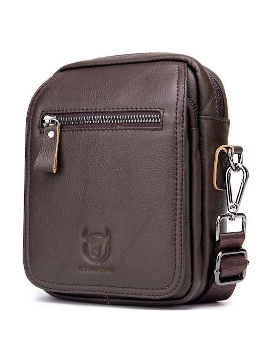 Leder Herren Schulter / Crossbody Braun Tasche