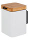 Relaxdays Coș de Baie din Inox 3 l Alb