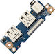 USB- und Audio-Jack-Platine für Laptop Lenovo E40-70 80eq E40-30 80en Ls-b097p 5c50g10573 5c50g07308 4054843145950 IO-Tochterplatine C E4070 Art.-Nr. 1-brd407