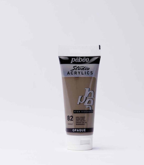 Studio Acrylics Acrylic Paint 100ml Pébéo 82 Warm Grey