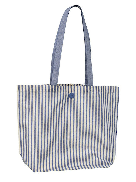Gestreifte Tasche mit Langen Henkeln Ubag Mykonos Natural Blue 16l Natural Blue