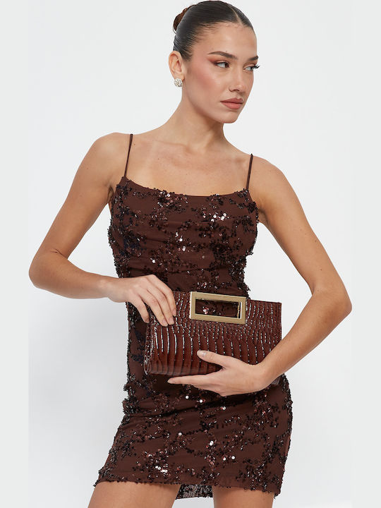 Croco Women’s Crocodile Brown Handbag