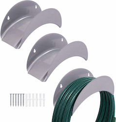 Relaxdays Hose Holder Set 3 Silver