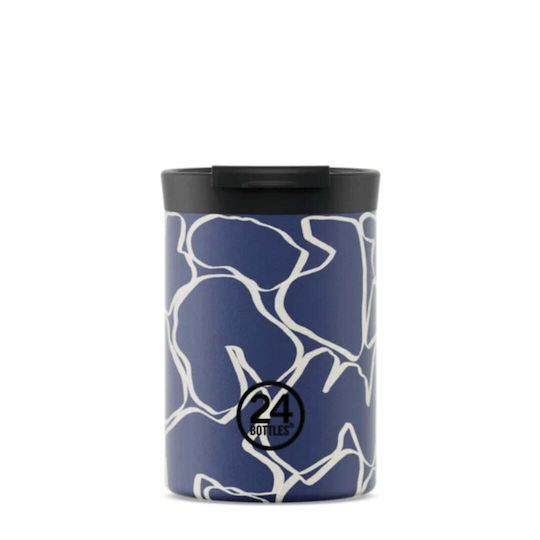 24Bottles Handled Tumbler Stainless Steel BPA Free Thermos 350ml Marea with Straw and Handle
