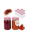 Relaxdays Σετ 12τμχ Βάζα Γενικής Χρήσης με Καπάκι 400ml 12τμχ