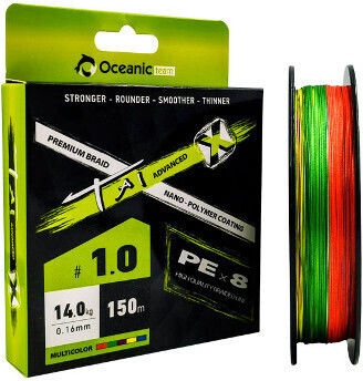 Oceanic TAI Advanced X PEx8 Νήμα Ψαρέματος 300m / 0.28mm