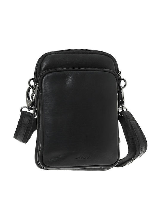 Geantă de Umăr / Tip Crossbody Neagră pentru Bărbați