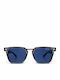 Ghetto Unisex Sonnenbrille Smoky Transparent / Dunkelblau