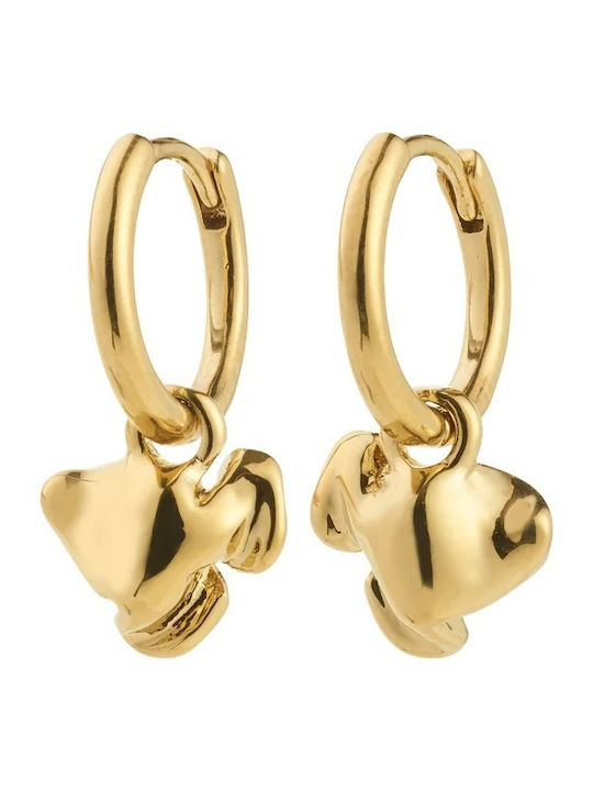 Pilgrim Luis Earrings Gold-Plated 622532013 Brass