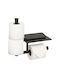 Relaxdays Black Metal Paper Holder 4052025856809