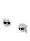 Karl Lagerfeld Cercei cu Pandantive Cristal Alb 1,3 cm