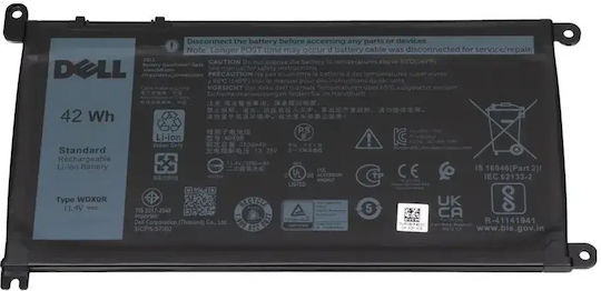 Original Dell Wdx0r Li-ion Battery 3500 Mah 3 Cells 11.4 V