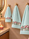 Astron Italy Amara 3-Piece Bath Towel Set 30x cm Mint 500 g/m² Weight