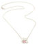 Marakis Family Necklace in Rose Gold Plated Silver Pink