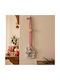 Grekas Handmade Hanging Home Lucky Charm White Ceramic 28cm