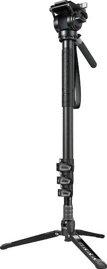 Smallrig 6623 Carbon Fiber Monopod 4 Sections Video Head