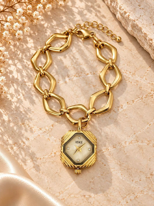 Women’s Geometric Link Stainless Steel Bracelet...