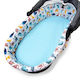 Kerstin Breathable Stroller Mattress 38x80 cm Blue