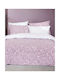 Nima Addict Σετ Μαξιλαροθήκες με Φάσα White-lilac 52x72εκ.