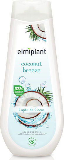 Elmiplant Gel de Duș Cremos Hidratant cu Miros de Nucă de Cocos 750ml