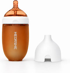 Heorshe Ultra Wideneck Πλαστικό με Θηλή Σιλικόνης 240ml Heorshe Ultra Wideneck Πλαστικό με Θηλή Σιλικόνης 240ml
