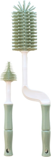 Bo Jungle Reinigungsbürste für Babyflaschen Grün 2 Stück
