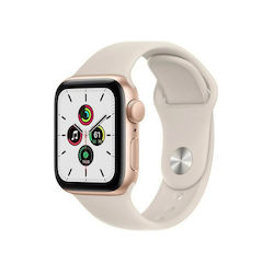 Apple Watch SE Aluminium 40mm 4G - LTE / Bluetooth / NFC / Wi-Fi Refurbished Grade A Χρυσό