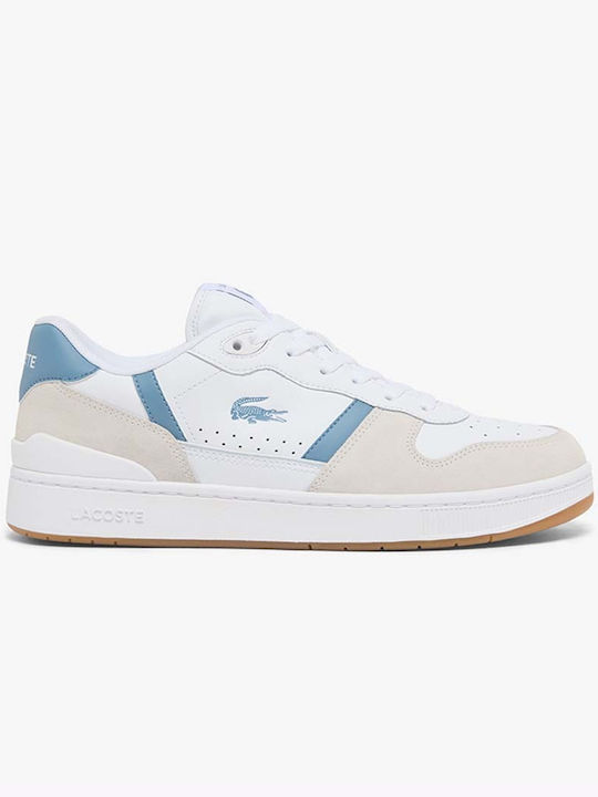 Lacoste Herren Freizeitschuhe aus Leder Weiß