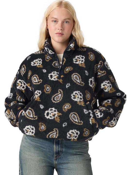 Women's Sweatshirt Cardigan Anthracite Night