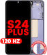 Ansamblu OLED Cu Ramă Samsung Galaxy S24 Plus 5G Versiunea SUA și Internațională Aftermarket Plus 120 Hz Violet Cobalt