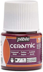 Κεραμικής Σμάλτο Ceramic 45ml Pébéo 029 Ruby