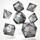 Set de Zaruri RPG cu Nucleu Lichid Nebula Night