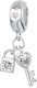 Ασημενιο Charm 925 Love Key Lock