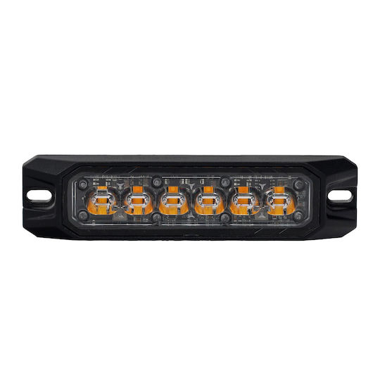 Epbl36 LED Предупредителна Стробоскопична Светлина 13 см 12/24 V