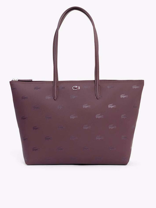 Damen-Shopper in Burgunderrot