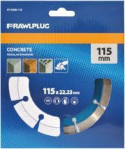 Rawlplug Δίσκος Κοπής Δομικών Υλικών 115mm Rawlplug Δίσκος Κοπής Δομικών Υλικών 115mm