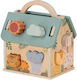 FreeOn Wooden House for Animals Shape Sorting Toy for Ages 12+ Months