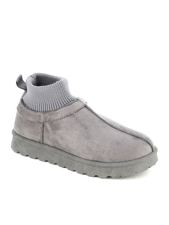 B-Soft Damen-Stiefeletten Grau 322/1203_GRAU