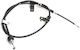 Handbrake Cable Getz 2007-09 2011-01 Abs Esc Brake Discs Right Rear 597701c850