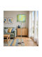 Floor Lamp with E27 Bulb Holder Dark Lime