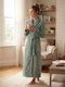 Relax Anatomic Damen-Winterrobe in Pistaziengrün
