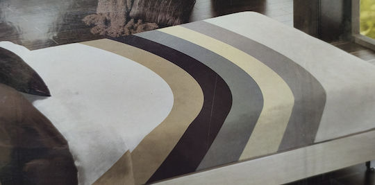 Manterol Casa Vip 556 Single Spanish Velvet Blanket 160x220cm Beige