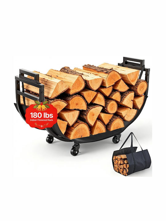 Vevor Metall-Holzkorb zur Aufbewahrung 80,5 × 28,5 × 53 cm Schwarz Vevor Metall-Holzkorb zur Aufbewahrung 80,5 × 28,5 × 53 cm Schwarz