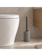 Douceur d'Intérieur Spa Kunststoff-Toilettenbürste fürs Badezimmer Grau