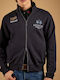 Marineblaue Jacke