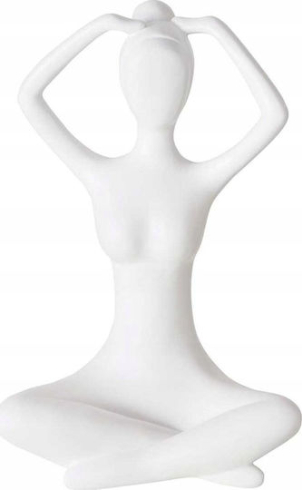 Boltze Decorative Polyresin Yoga Statuette 20x15x29cm
