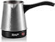 Raf Electric Greek Coffee Pot 500W with 500ml Capacity Inox