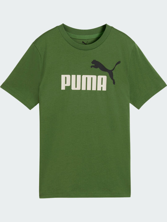 PUMA Παιδικό T-shirt Πράσινο Essentials