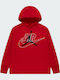 Roter Kinder-Kapuzenpullover Jumpman Air